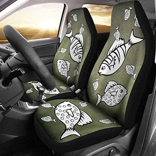 Седалките за столчета за автомобил с принтом Pawlice Happy Fish