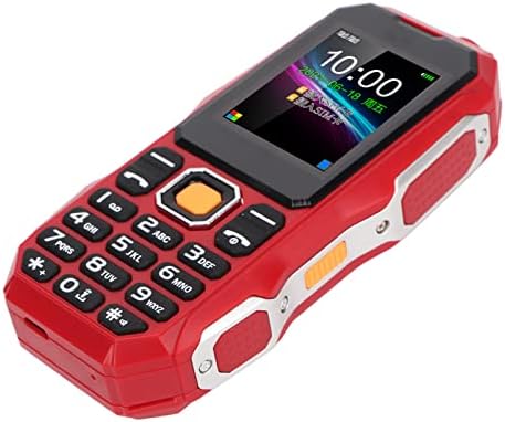 Лесен за употреба мобилен телефон, батерия 5800 ма Старши мобилен телефон с най-силен сигнал 1,8 инча, за да слушате