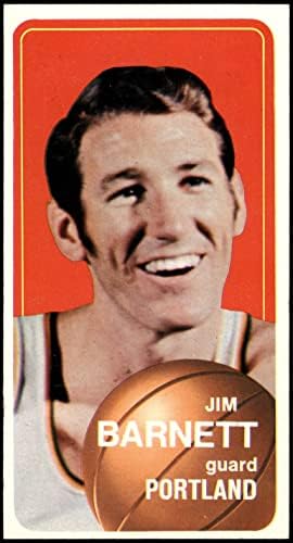 1970 Topps 142 Джим Барнет Трейл Блейзърс (Баскетболно карта) в Ню Йорк Трейл Блейзерс Орегон