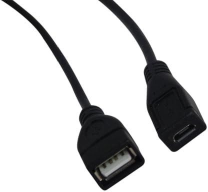 Основите на YCS 9-Инчов Удлинительный кабел USB 2.0 A Female-Micro B Female