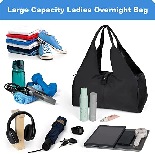 Спортна чанта за йога в салона за жени, дамски чанта за носене на седмица Crincy Weekender, вмещающая лаптоп 13,3 инча,