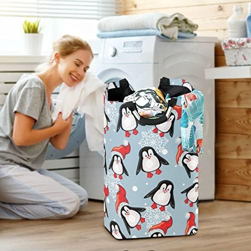 Кошница за дрехи с Пингвин Kigai, Сгъваема Голяма Кошница За Дрехи, Кошница за Съхранение на Детска стая с Дръжка за