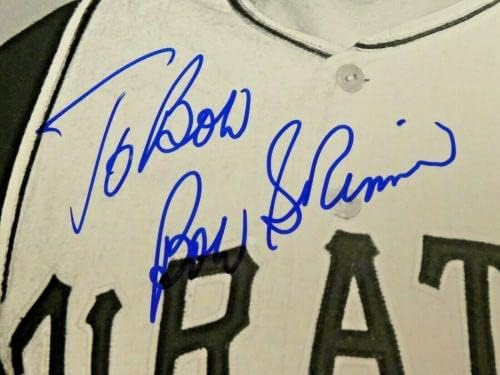 Боб Скинър Подписа винтажную бейзболен снимка 8x10 с JSA COA - Снимки на MLB с автограф