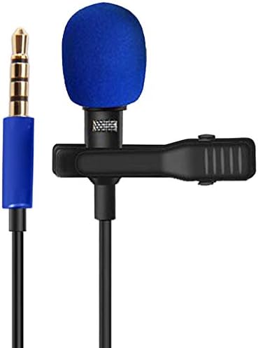 Аудиомикрофоны LMMDDP Pro с жак 3.5 мм, Битумен микрофон за стереозаписи, Мини Жични Външен микрофон за телефон 1,5 м